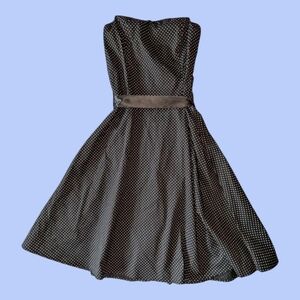 Y2K Polkadot Babydoll Dress